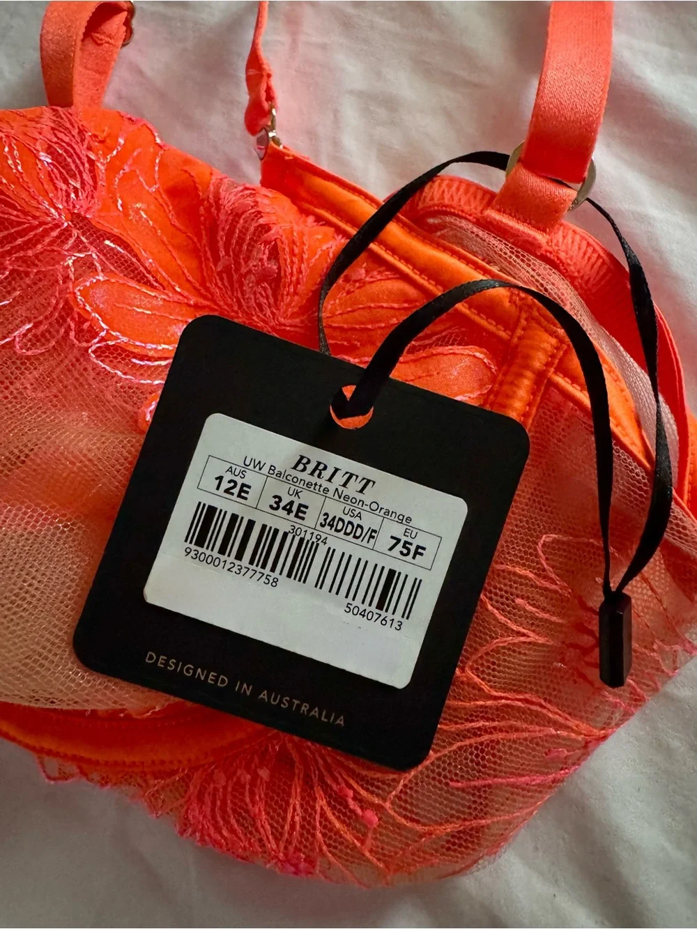 Honey Birdette Britt Balconette Bra (34F)